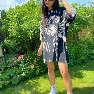 ASOS ORGANIC COTTON OVERSIZED T SHIRT DRESS (S)